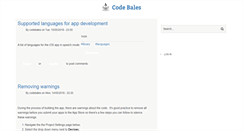Desktop Screenshot of codebales.com